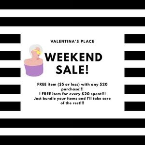 Weekend Sale!!!!! 🧡
